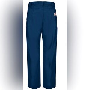 Bulwark Men’s Fire Resistant Work Pant Navy FR 34x30 Cargo Canvas